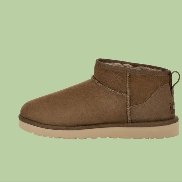 UGG—Ultra Mini Classic Water Resistant Boot -Hickory - Picture 3 of 4
